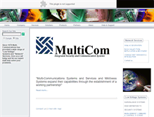 Tablet Screenshot of multi-communications.net